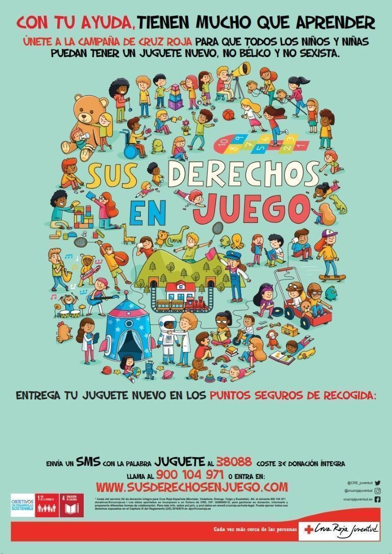 Cruz Roja Juventud necesita juguetes para 50.000 niños de familias vulnerables
