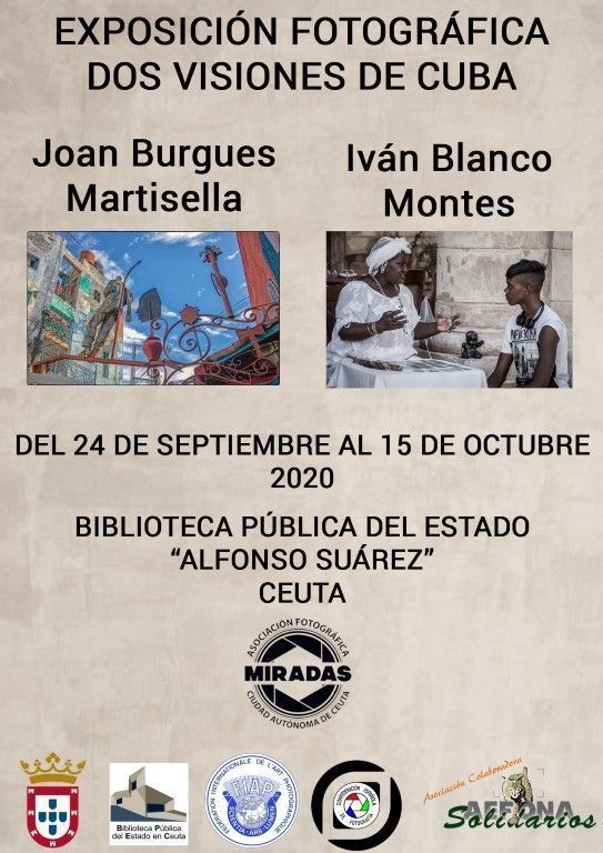 El jueves se inaugura la exposición fotográfica “Dos visiones de Cuba”