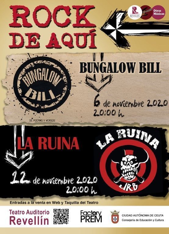 Se ponen a la venta las entradas para dos conciertos de grupos de Ceuta de rock