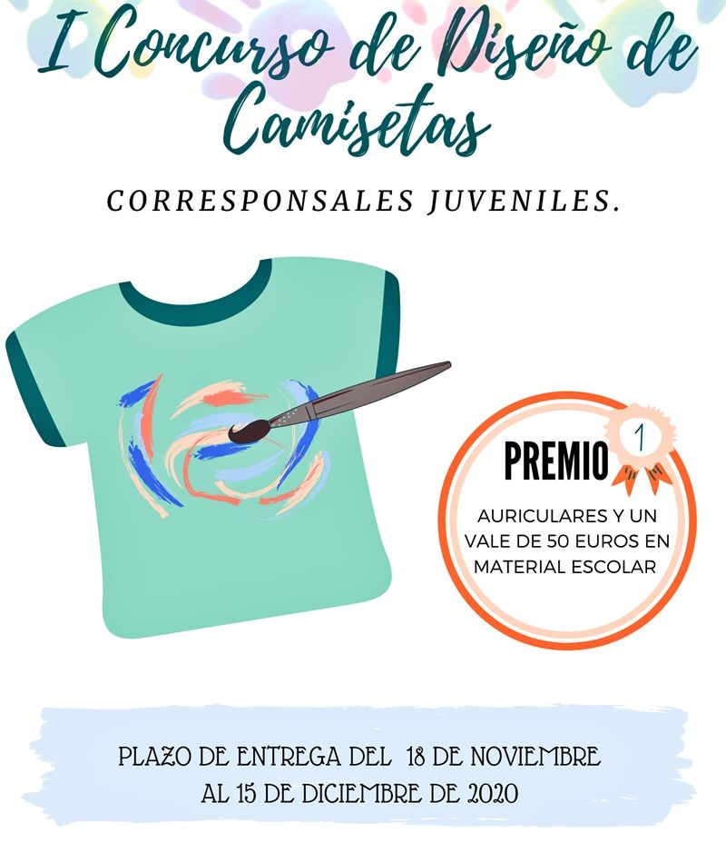 La Casa de la Juventud convoca el I Concurso de Diseño de Camisetas para Corresponsales Juveniles         