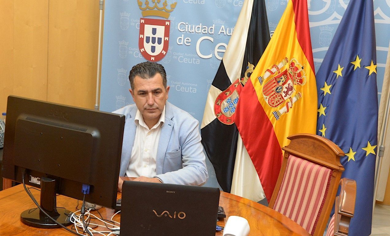 El consejero Rontomé asiste a la Sectorial de Cultura mediante videoconferencia