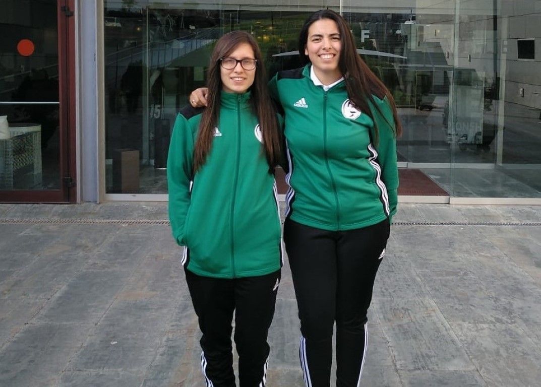 Shayma Ahmed y Chakira Mulud participan en la I Reunión Técnica y Pruebas Físicas de Árbitras de la RFEF