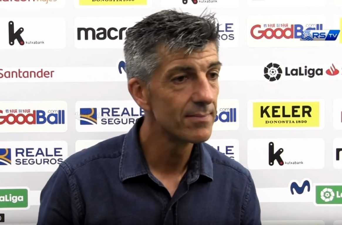 Imanol Alguacil, no quiere ninguna confianza en la previa del partido de Copa contra el Ceuta de la Tercera División