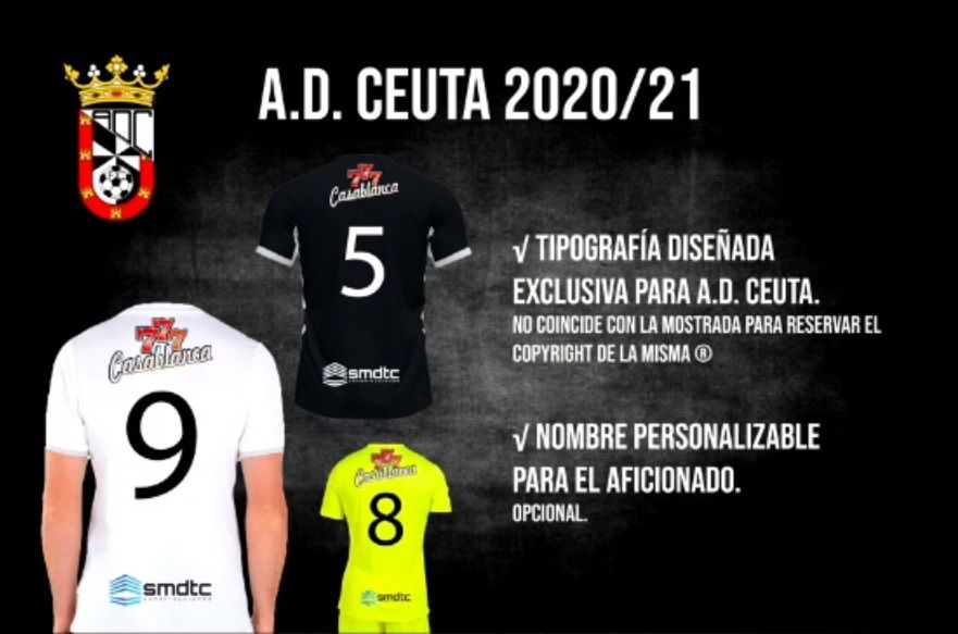 Joma vestirá a la AD Ceuta