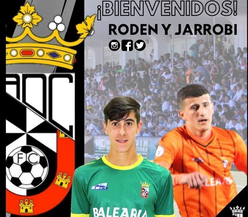 La AD Ceuta anuncia que Jarrobi y Roden tendrán ficha del primer equipo