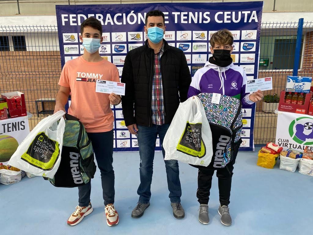 Clausura de escuelas de tenis y sorteos fin de temporada 2020 para el tenis ceuti