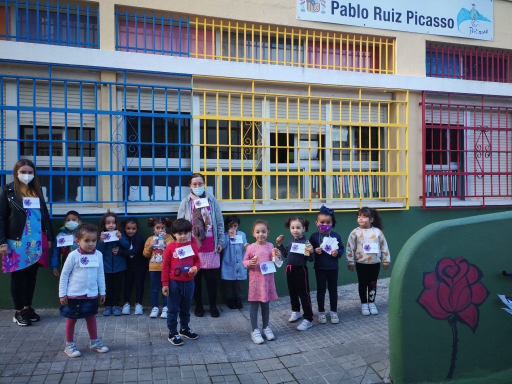 Servicios Sociales conmemora el Día Internacional de la Eliminación de la Violencia contra la Mujer en el Colegio Pablo Ruiz Picasso