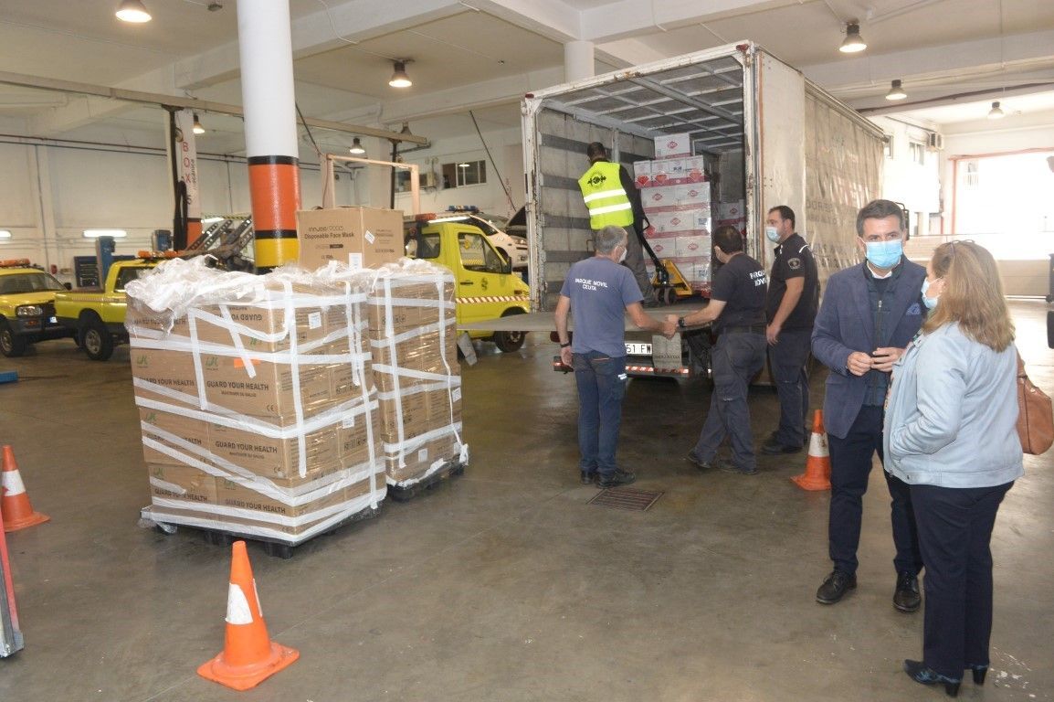 La Ciudad entrega material de prevención contra la Covid-19 a la Dirección Provincial del MEFP