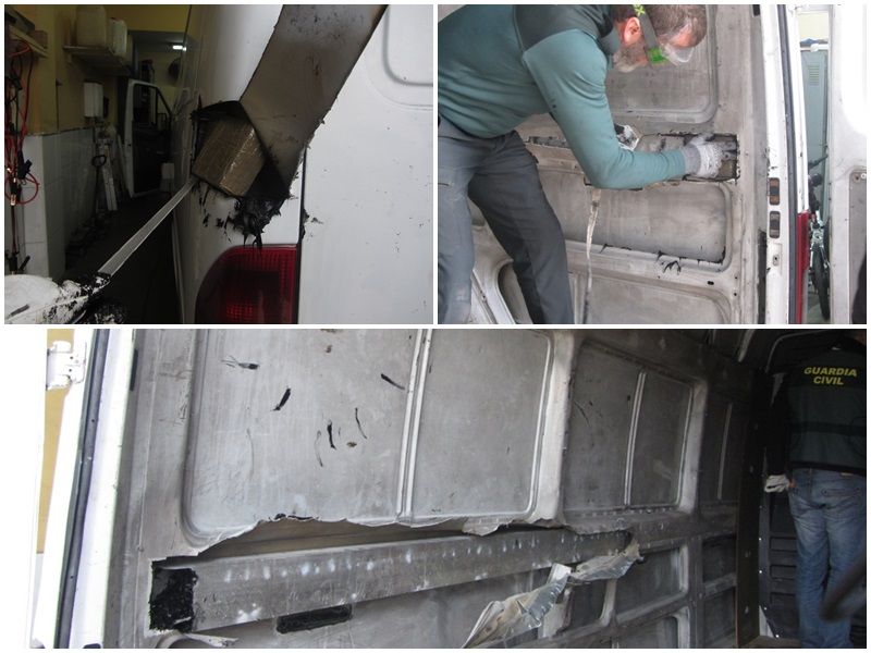 Dos detenidos con cerca de 85 kilos de hachís en sendos vehículos