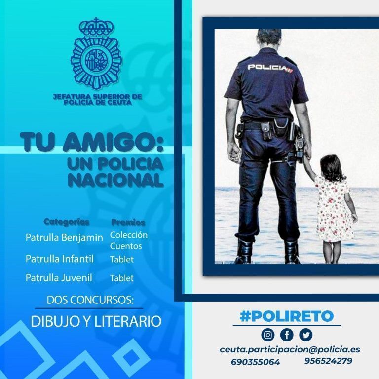 La Policía Nacional convoca un concurso infantil de dibujo y redacción