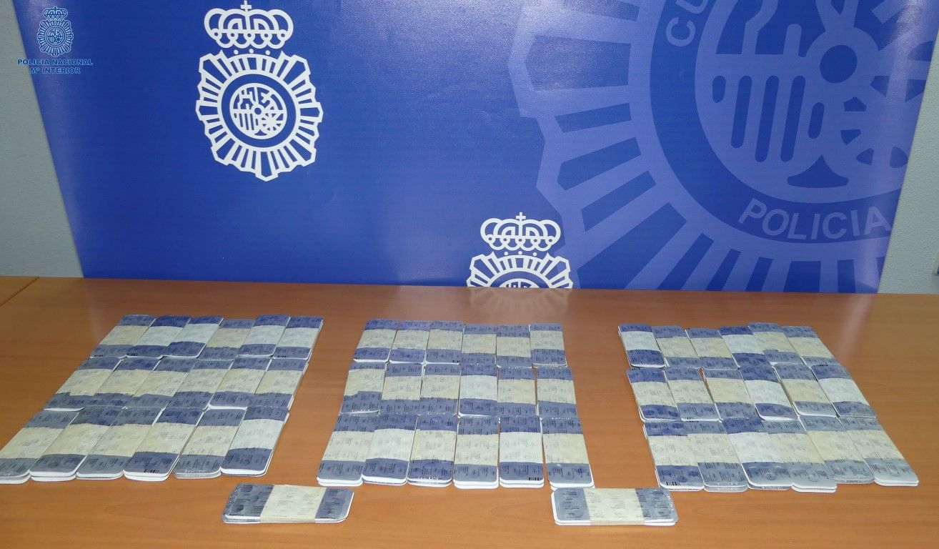 La Policía Nacional detiene en el Puerto a una joven con más de tres mil trescientas pastillas de Rivotril 