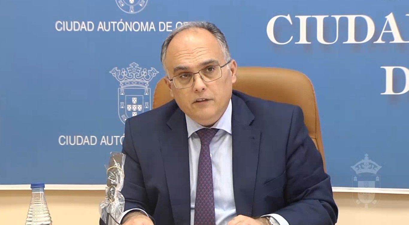 El portavoz del Gobierno ceutí, Alberto Gaitán