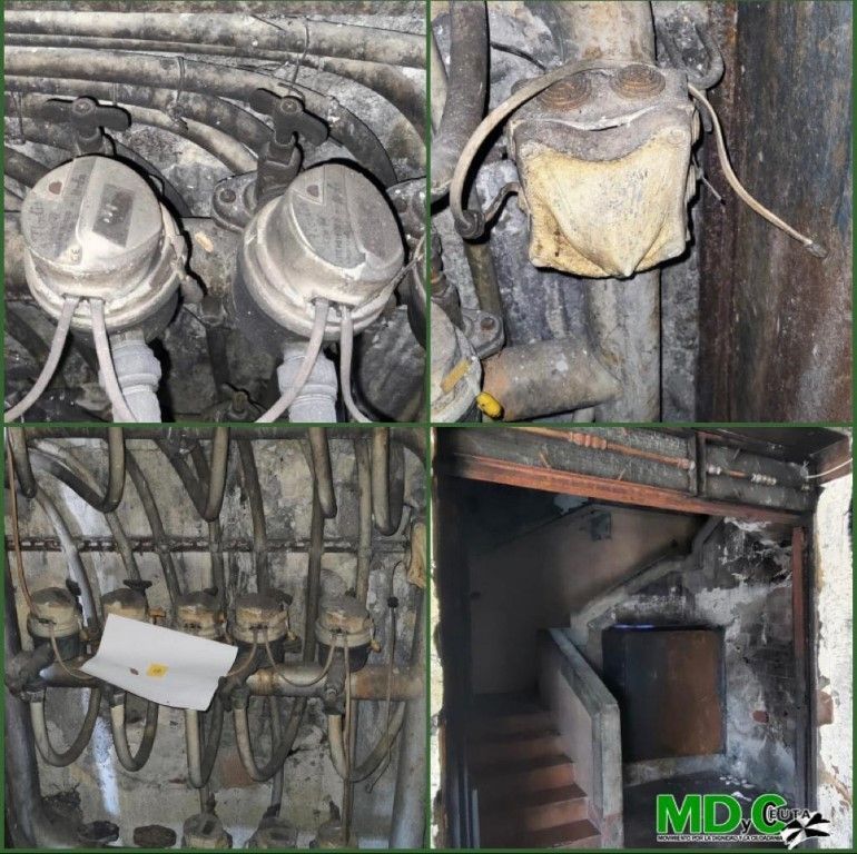 El MDyC cuestiona la facturación del consumo de agua en el edificio incendiado en la barriada de Juan Carlos I
