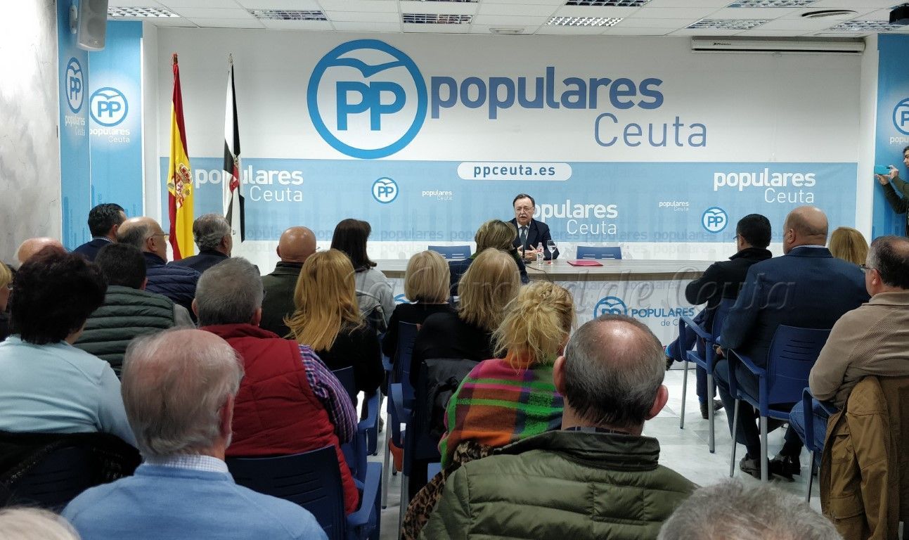 El Partido Popular organiza una charla coloquio sobre las “Medidas por un futuro más estable y seguro para Ceuta”