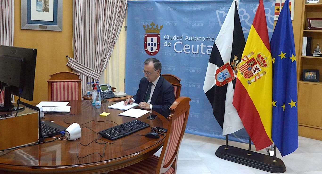 Vivas solicita al presidente Sánchez que refuerce la sanidad asistencial ante la evolución de la pandemia en Ceuta