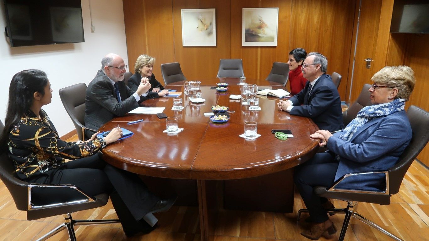 Juan Vivas repasa con Tragsa el estado de ejecución de las obras