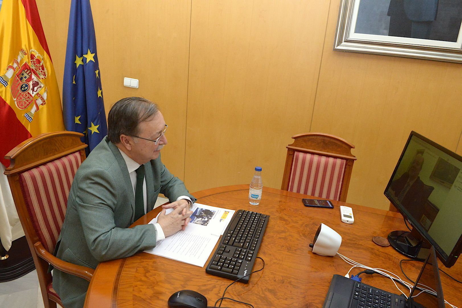 El presidente avanza con el ministro de Justicia la estrategia para reforzar la presencia del Estado en este ámbito 