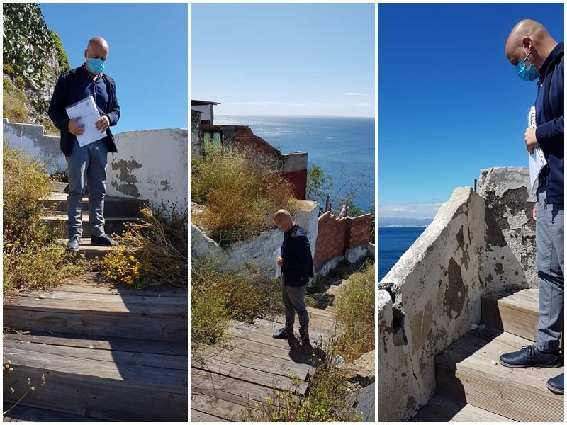 El PSOE de Ceuta exige las limpiezas de los accesos de las playas de El Sarchal y el Recinto