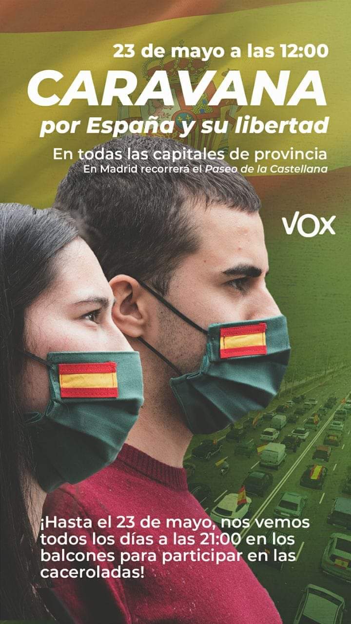 VOX Ceuta convoca una manifestación, en coche, contra la gestión del Gobierno para el próximo 23 de mayo