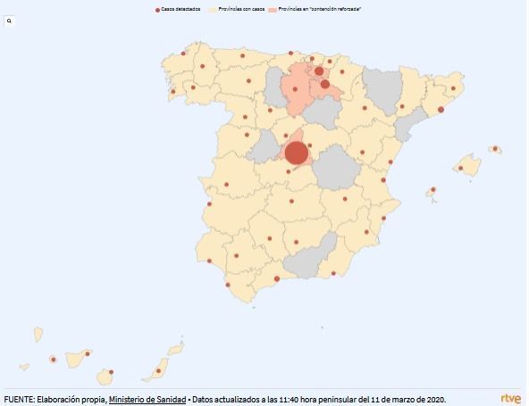 Nos acercamos al pico de contagios cuando se cumple un mes desde que se aprobara el estado de alarma