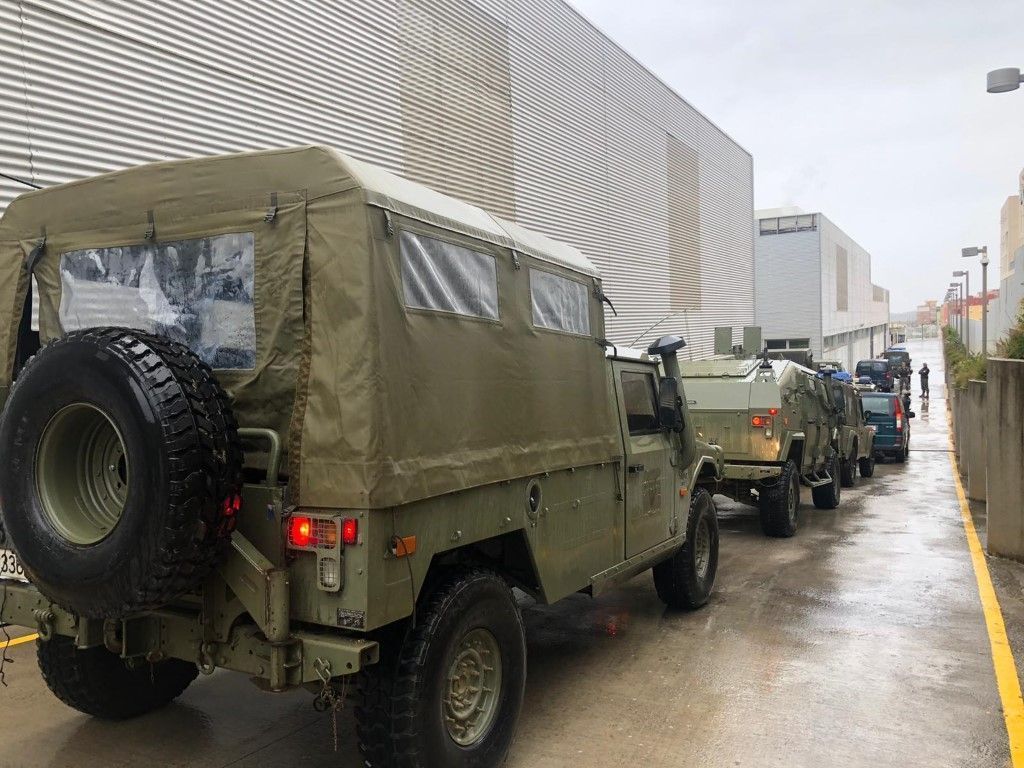 Los rastreadores militares de la COMGECE comienzan sus trabajos en Ceuta