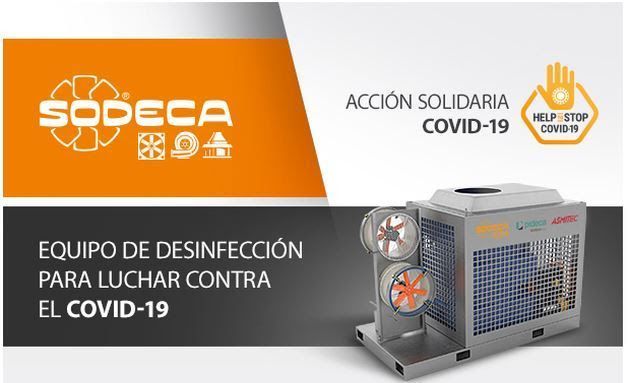 Una empresa española diseña el primer equipo pensado para desinfectar calles y zonas comunes