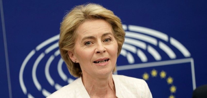  La presidenta de la Comisión Europea, Ursula von der Leyen