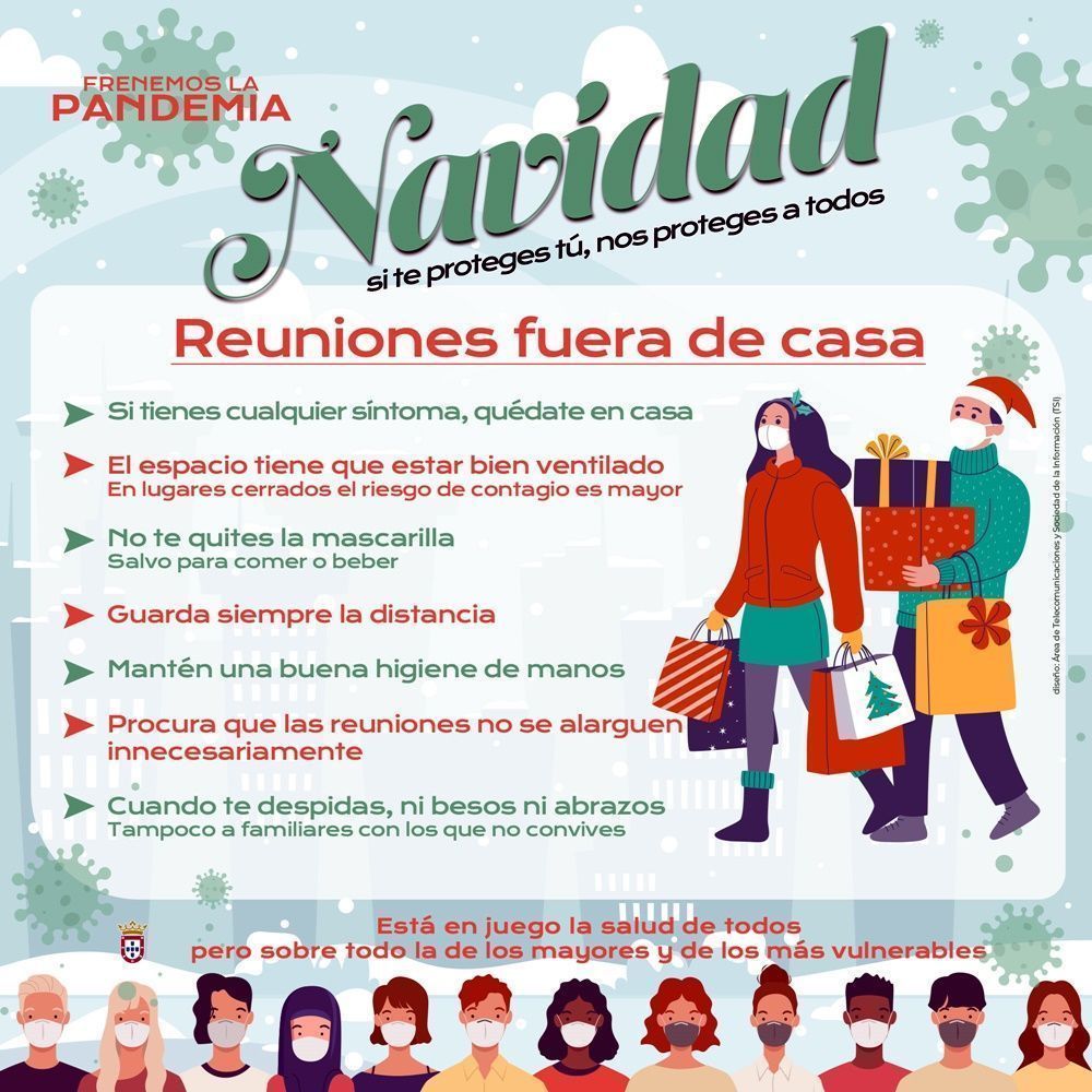 Elaboran una guía de buenas prácticas con recomendaciones para las celebraciones navideñas