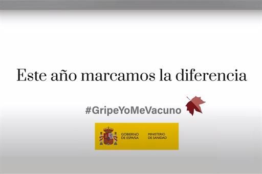 El Ministerio de Sanidad lanza la campaña “Yo me vacuno. Este año marco la diferencia”