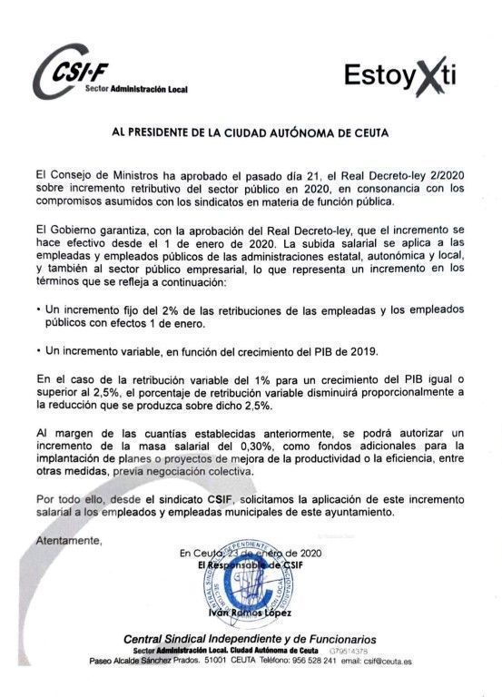 CSIF a Vivas
