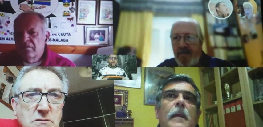 Las distintas casas regionales de Ceuta se reúnen, videoconferencia, para tratar asuntos importantes