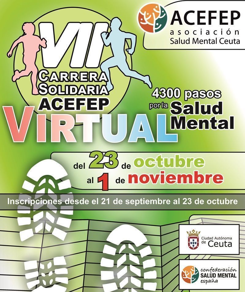 Todos juntos, "4.300 pasos por la Salud Mental"