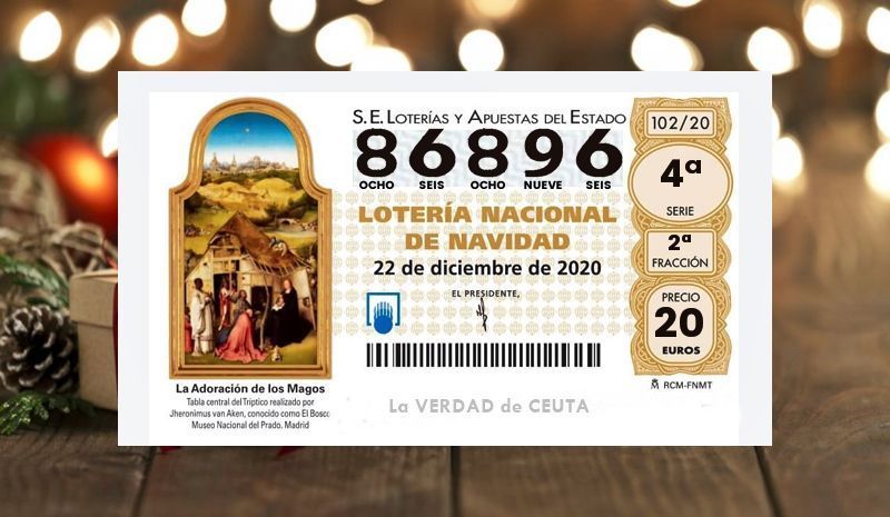 El sorteo de Navidad únicamente deja en Ceuta 18.000 euros gracias a tres décimos premiados