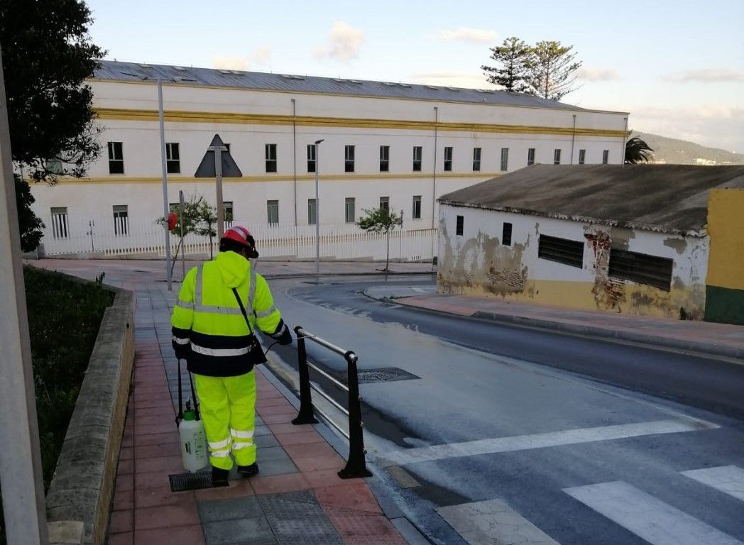 Las brigadas de desinfección de Trace se desplazan al Sarchal