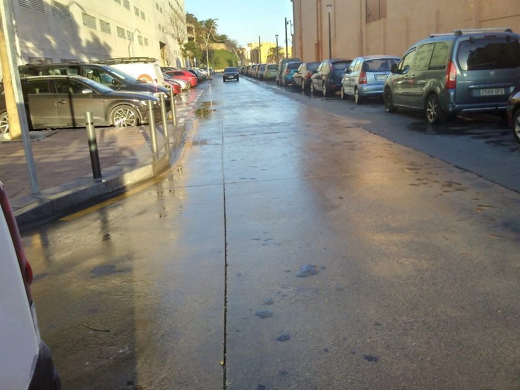TRACE desinfecta la barriada del Ferrocarril