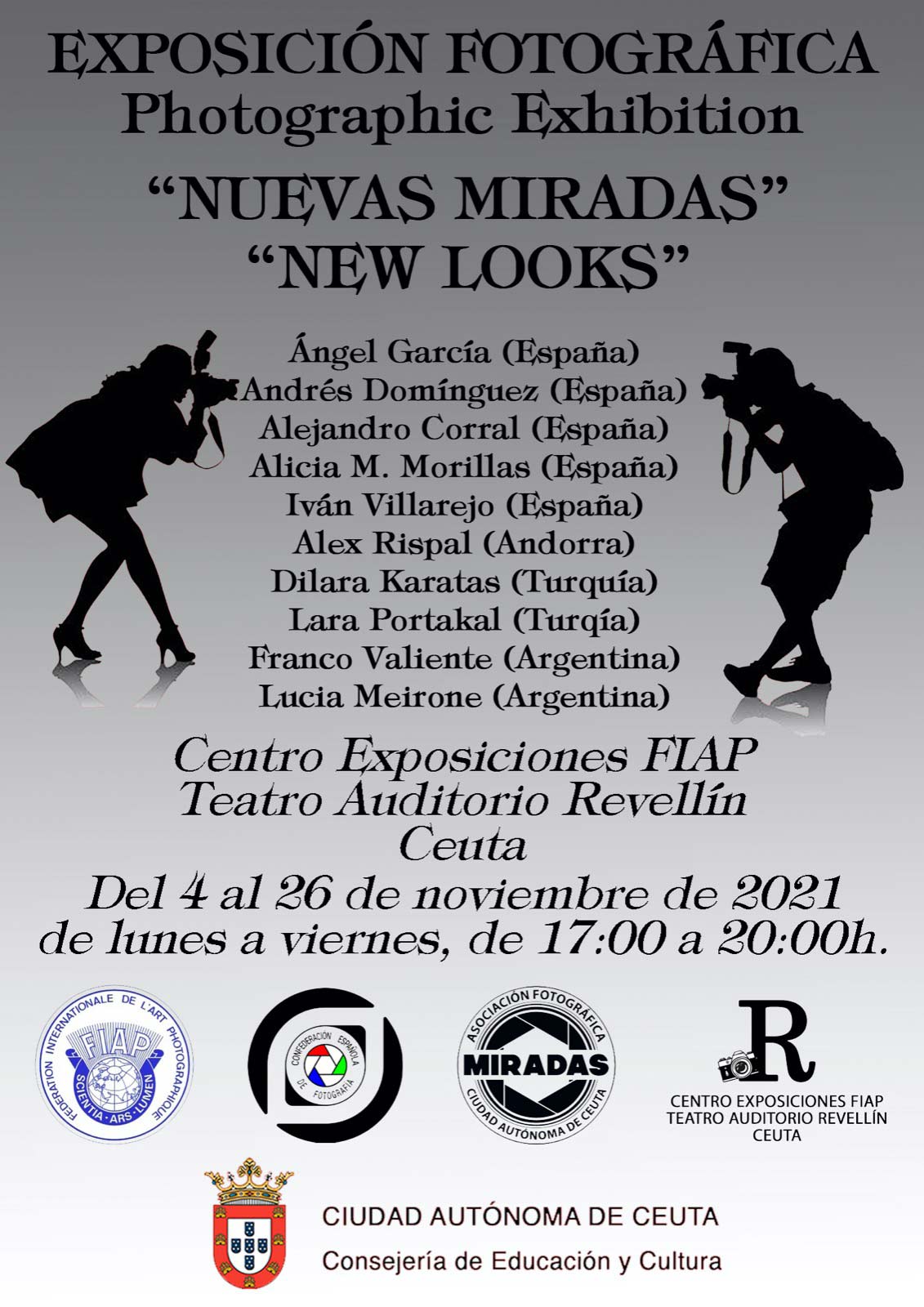 Miradas inaugura en la sala de exposiciones del Revellín 'Nuevas Miradas, New Looks'