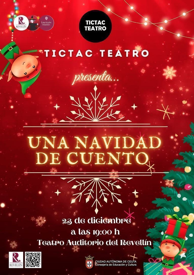 Tic Tac Teatro llevará al Revellín el espectáculo “Una Navidad de cuento”