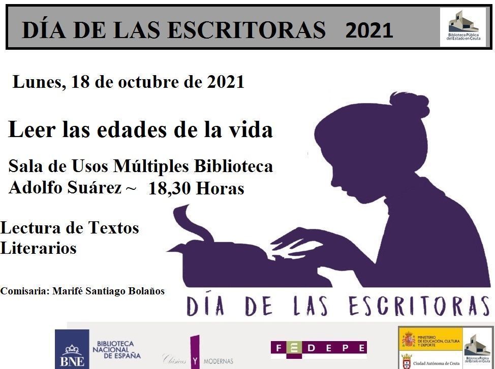 La Biblioteca Pública Adolfo Suárez celebrará el próximo 18 de octubre la sexta edición del Día de las Escritoras     