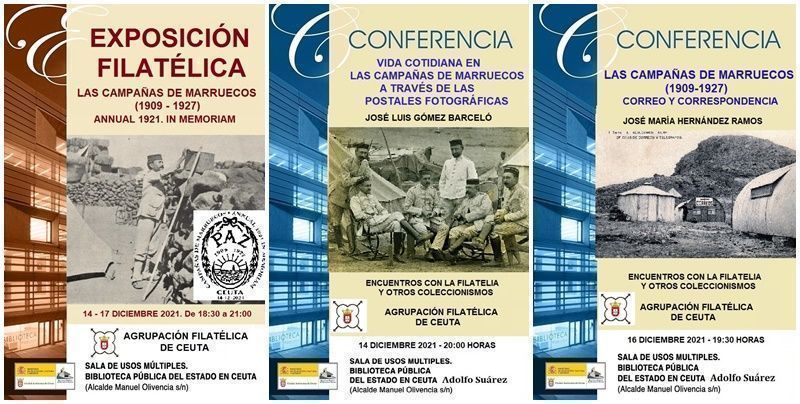 La Agrupación Filatélica de Ceuta ha programado una semana filatélica y cultural