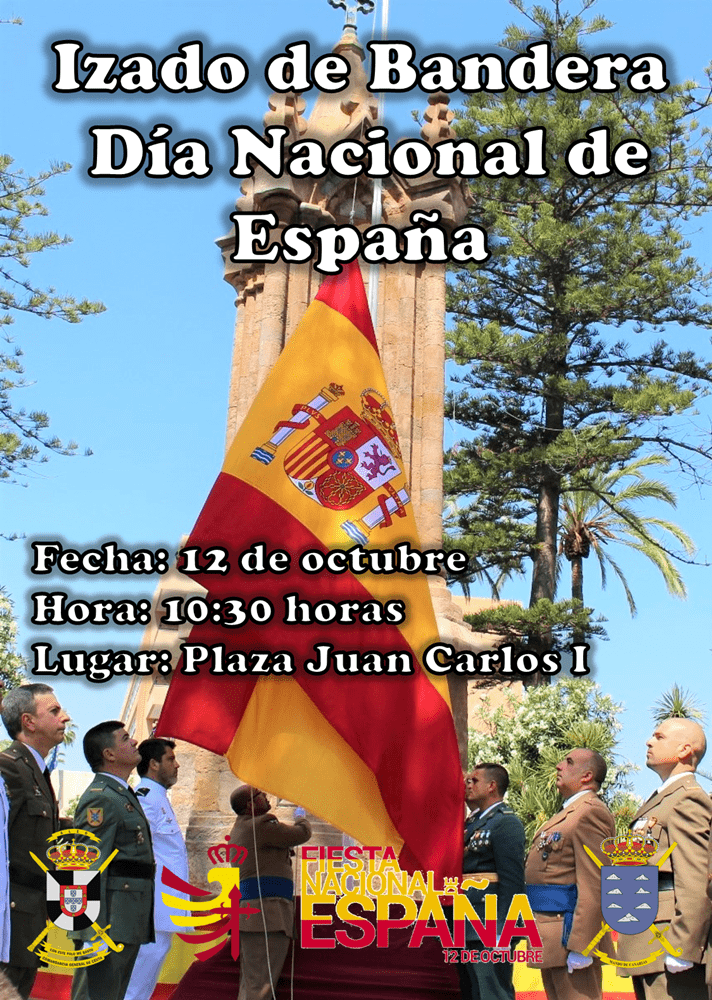 La Comandancia General de Ceuta celebra el Día Nacional de España.