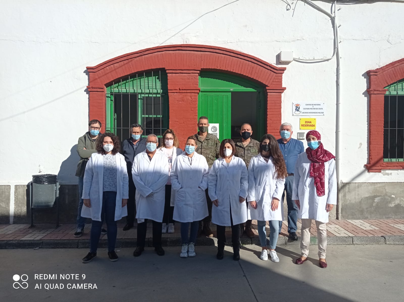 Finaliza el Plan de Empleo en el Archivo Intermedio Militar del Centro de Historia y Cultura Militar de Ceuta