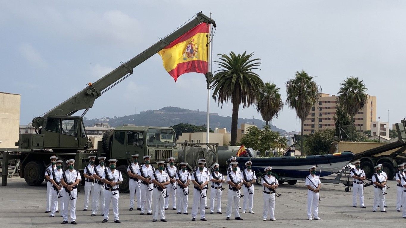 Aniversario de la concesión de la Medalla Naval a la Compañía de Mar de la ULOG- 23 de la Comandancia General de Ceuta