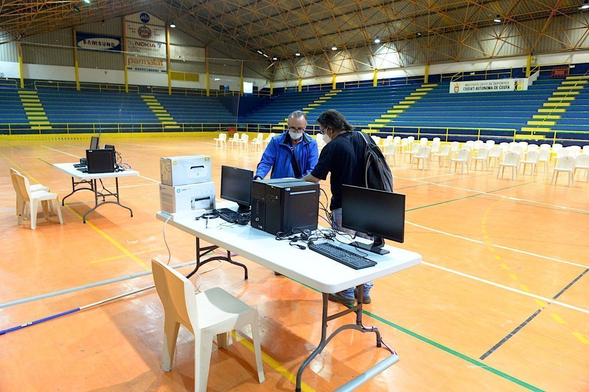 El pabellón de La Libertad se convierte en el segundo punto de vacunación de la ciudad