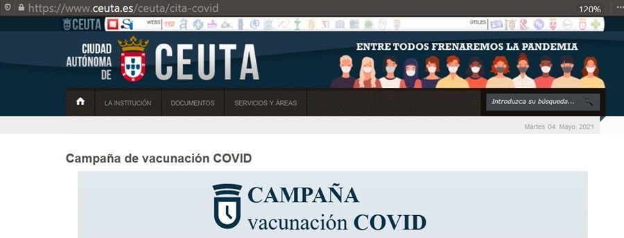 La Ciudad recuerda a las personas interesadas en vacunarse que deben inscribirse en una web