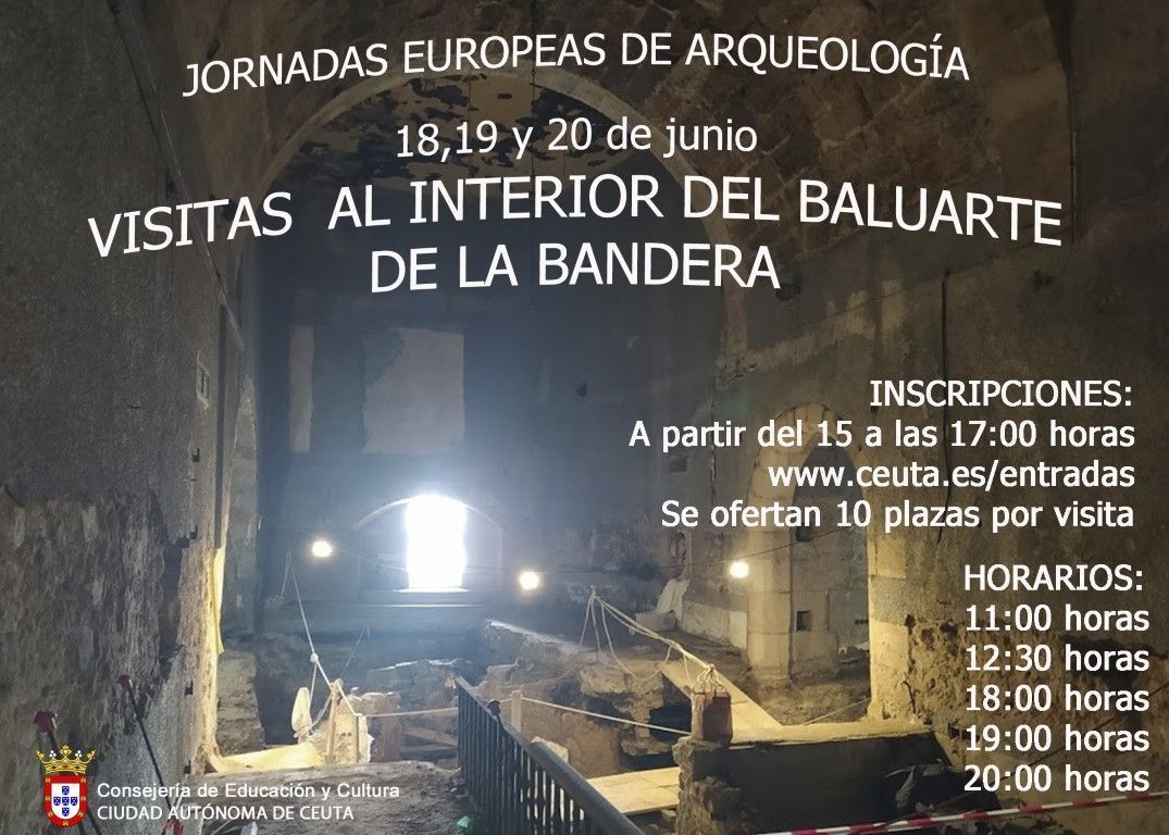 Patrimonio se suma a las Jornadas Europeas de Arqueología con visitas guiadas al Baluarte de la Bandera