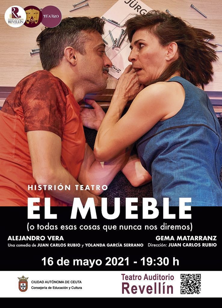 Cultura programa para el día 16 de mayo en el Revellín la obra de teatro ‘El mueble’