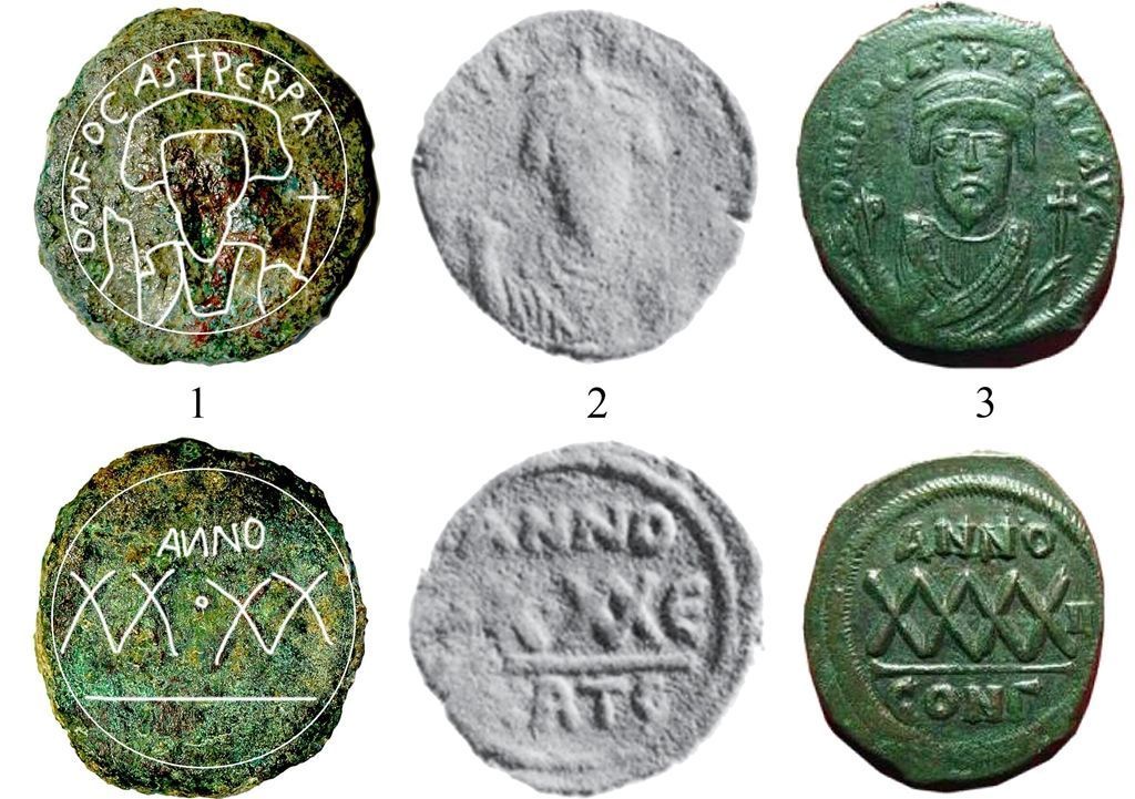 Identificada la primera moneda bizantina en Ceuta en la excavación del Baluarte de la Bandera