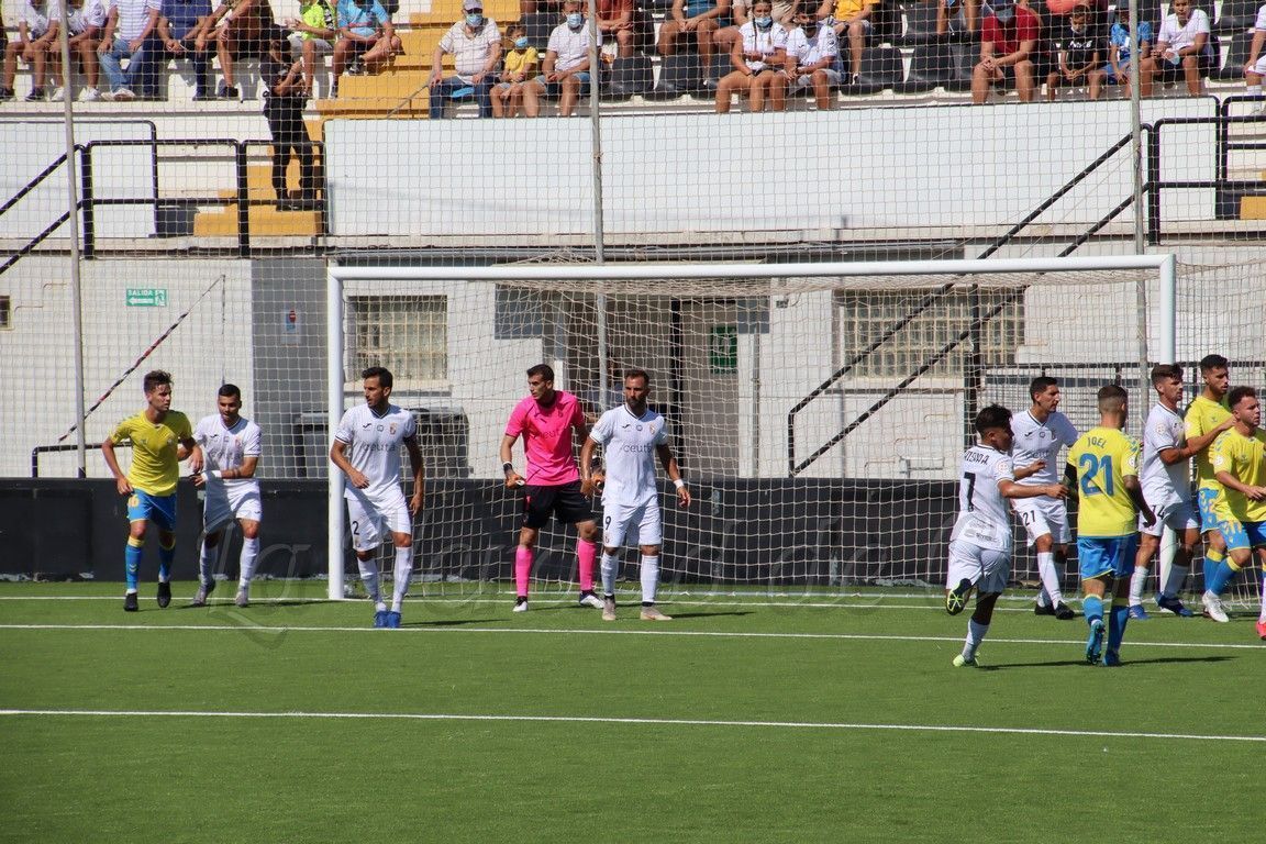 (0-0) El Ceuta cede un empate ante Las Palmas Atlético pese a hacer méritos para ganar