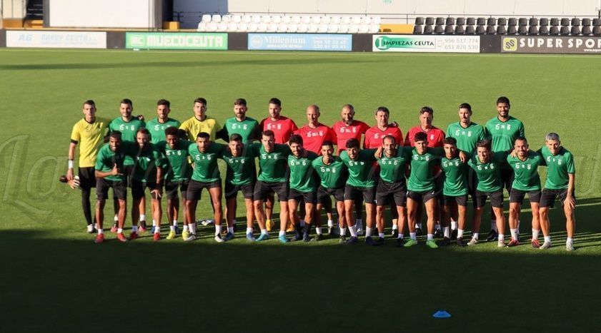 Los equipos de la AD Ceuta FC comienzan la pretemporada con el primer entrenamiento