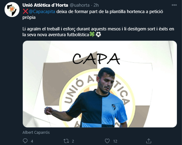 despedida caparrós horta